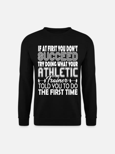 Athletic Trainer Funny Athletic Trainer - Unisex Sweatshirt - black