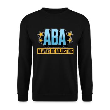 Behavioral Therapist ABA Always Be Psychologist - Unisex Sweatshirt - black - Front - Alina (178cm) & Michal (187cm)