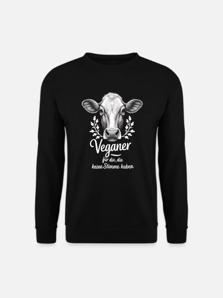 Veganer – für die, die keine Stimme haben - Unisex Pullover - Schwarz