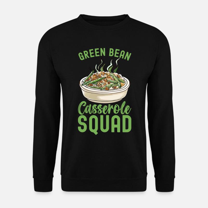 Casserole de haricots verts - Sweat-shirt Unisexe - noir