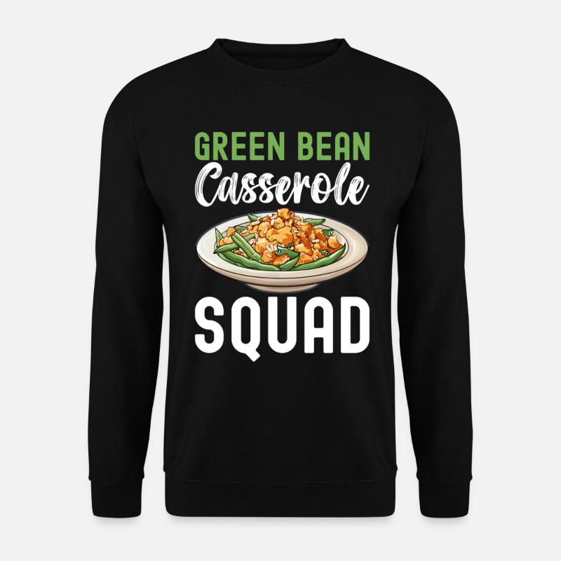 Casserole de haricots verts - Sweat-shirt Unisexe - noir