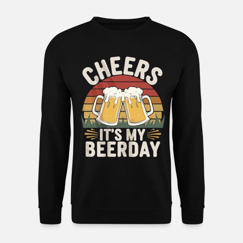 It's My Beerday - Unisex Pullover - Schwarz