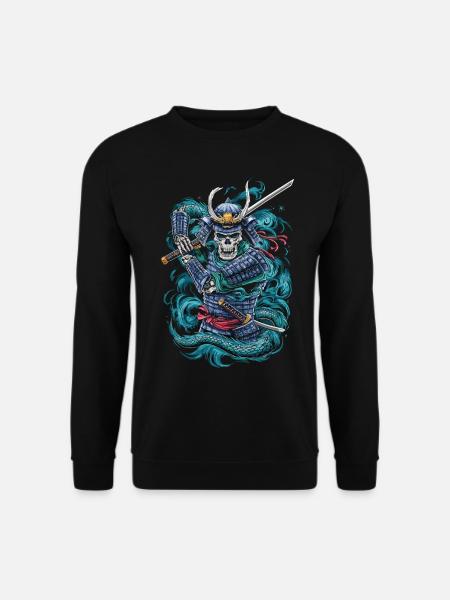Ghostly Samurai Warrior - Unisex Sweatshirt - black