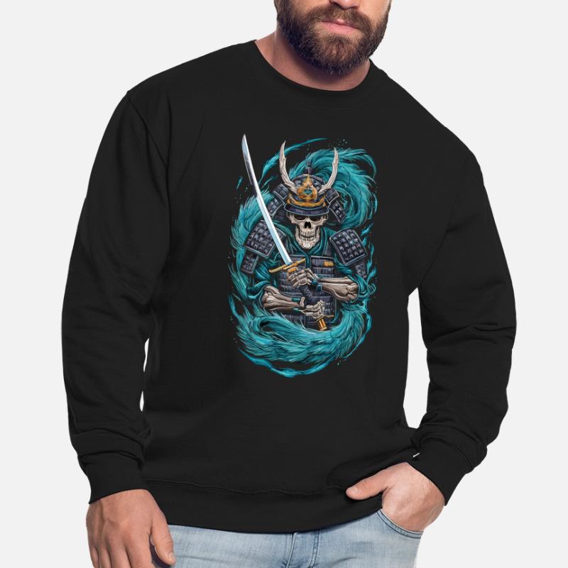 Ghostly Samurai Warrior Unisex Sweatshirt