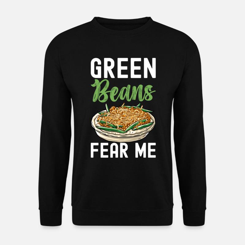 Green Bean Casserole - Unisex Sweatshirt - black