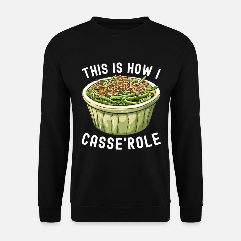 Casserole de haricots verts - Sweat-shirt Unisexe - noir