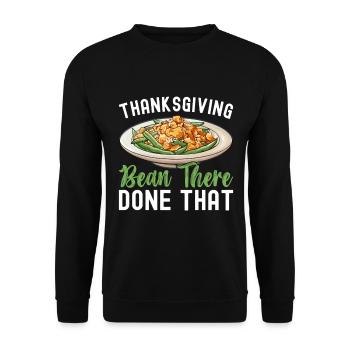 Green Bean Casserole - Unisex Sweatshirt - black - Front - Alina (178cm) & Michal (187cm)