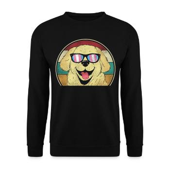 Transgender Trans LGBT Pride - Unisex Pullover - Schwarz - Vorne - Alina (178cm) & Michal (187cm)