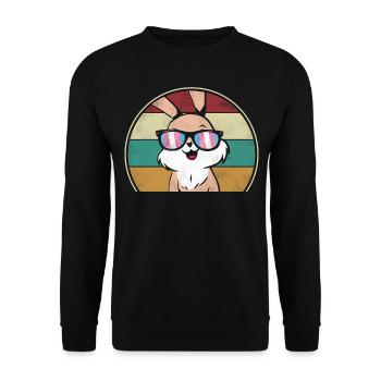 Transgender Trans LGBT Pride - Unisex Sweatshirt - black - Front - Alina (178cm) & Michal (187cm)