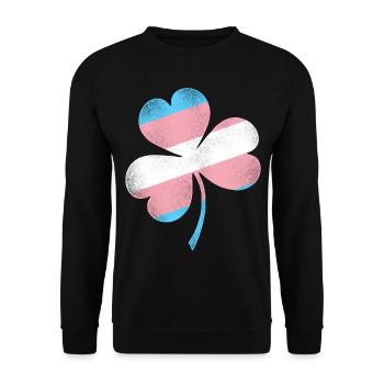 Fierté LGBT transgenre - Sweat-shirt Unisexe - noir - Devant - Alina (178cm) & Michal (187cm)