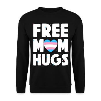 Fierté LGBT transgenre - Sweat-shirt Unisexe - noir - Devant - Alina (178cm) & Michal (187cm)