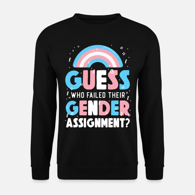 Transgender Trans LGBT Pride - Unisex Pullover - Schwarz