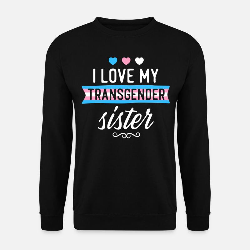 Transgender Trans LGBT Pride - Unisex Sweatshirt - black