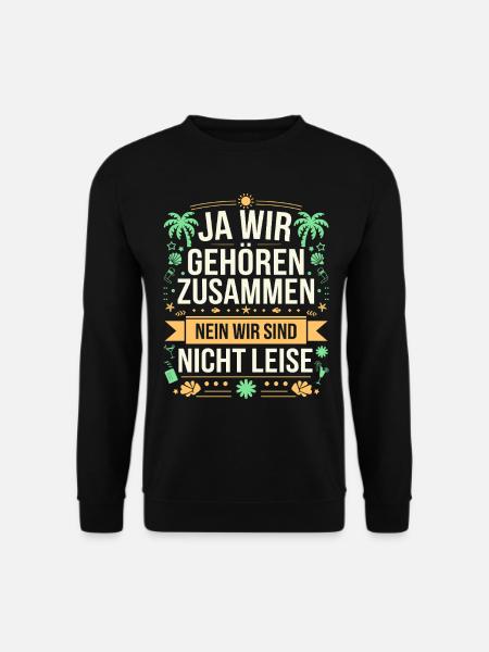 Familienurlaub Urlaub Strand Sommerurlaub Familie - Unisex Pullover - Schwarz