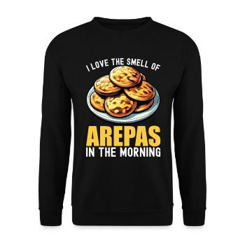 Arepas vénézuélienne - Sweat-shirt Unisexe - noir - Devant - Alina (178cm) & Michal (187cm)