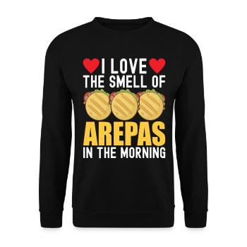 Arepas vénézuélienne - Sweat-shirt Unisexe - noir - Devant - Alina (178cm) & Michal (187cm)