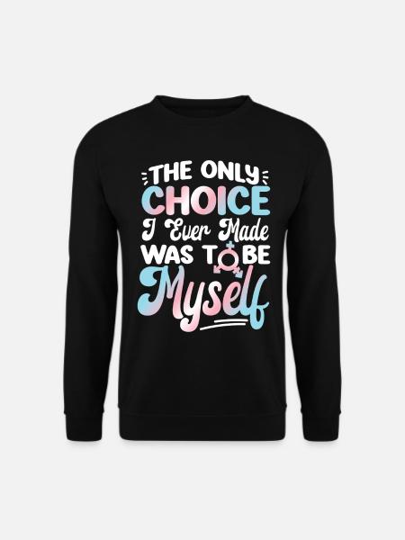 Transgender Trans LGBT Pride - Unisex Pullover - Schwarz