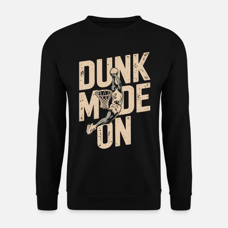 Dunk-Modus aktiviert - Unisex Pullover - Schwarz