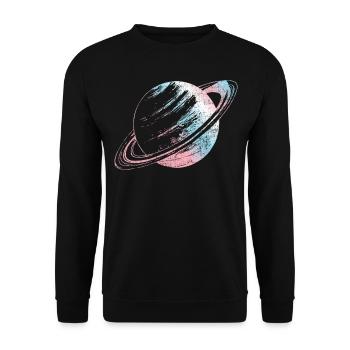 Fierté LGBT transgenre - Sweat-shirt Unisexe - noir - Devant - Alina (178cm) & Michal (187cm)