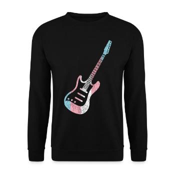 Fierté LGBT transgenre - Sweat-shirt Unisexe - noir - Devant - Alina (178cm) & Michal (187cm)