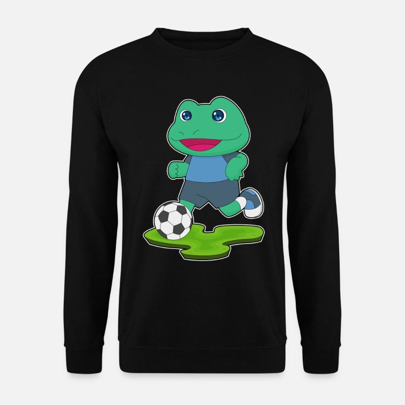 Frog Soccer Player Soccer - Unisex Sweatshirt - black