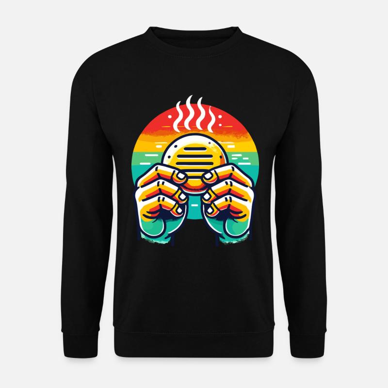 Venezolanische Arepas - Unisex Pullover - Schwarz