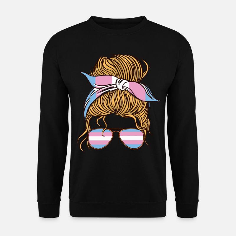Transgender Trans LGBT Pride - Unisex Pullover - Schwarz