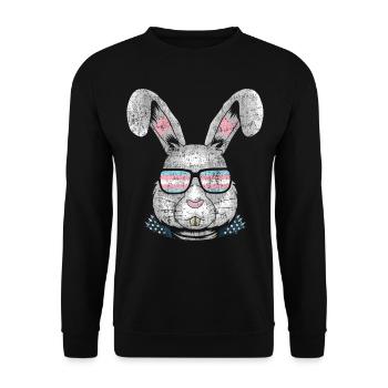 Transgender Trans LGBT Pride - Unisex Sweatshirt - black - Front - Alina (178cm) & Michal (187cm)