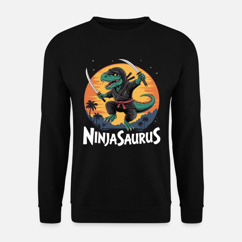 Ninjasaure - Sweat-shirt Unisexe - noir