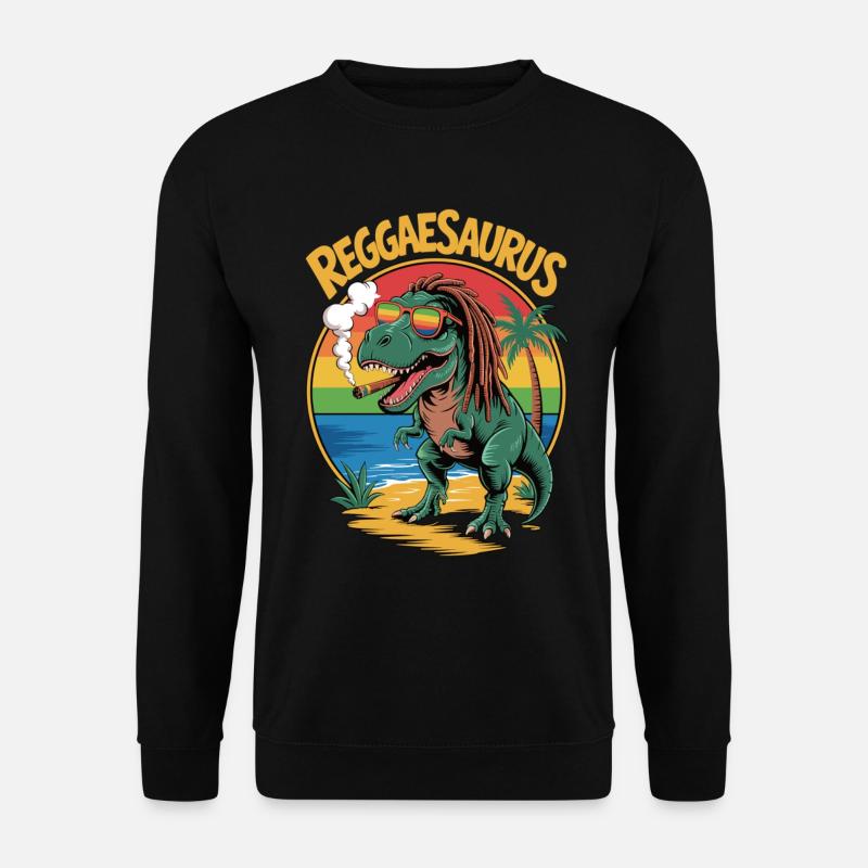 Reggaesaurus - Sweat-shirt Unisexe - noir
