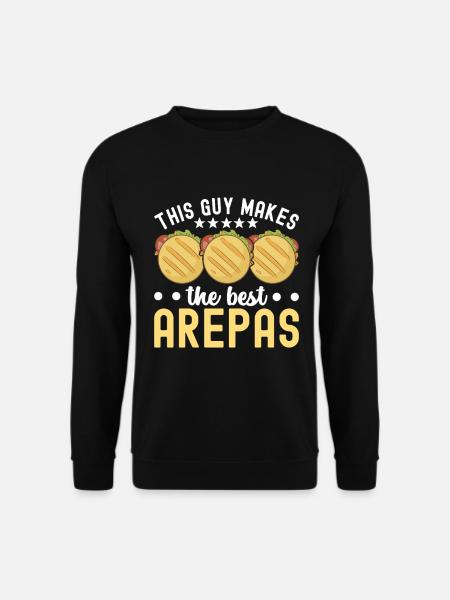 Venezuelan Arepas - Unisex Sweatshirt - black