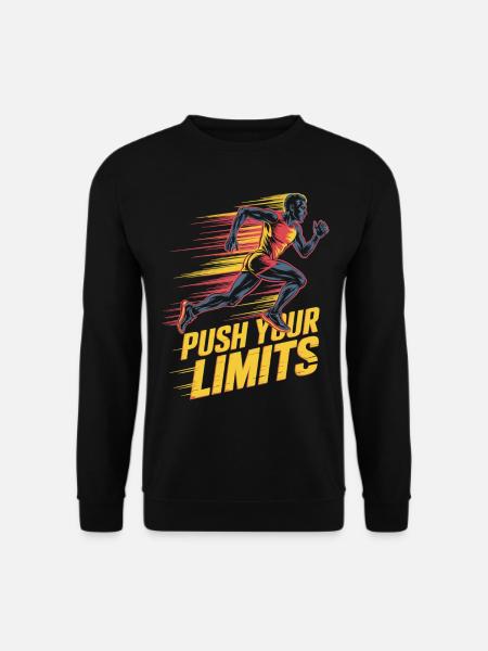 Pushing Your Limits - Unisex Sweatshirt - black