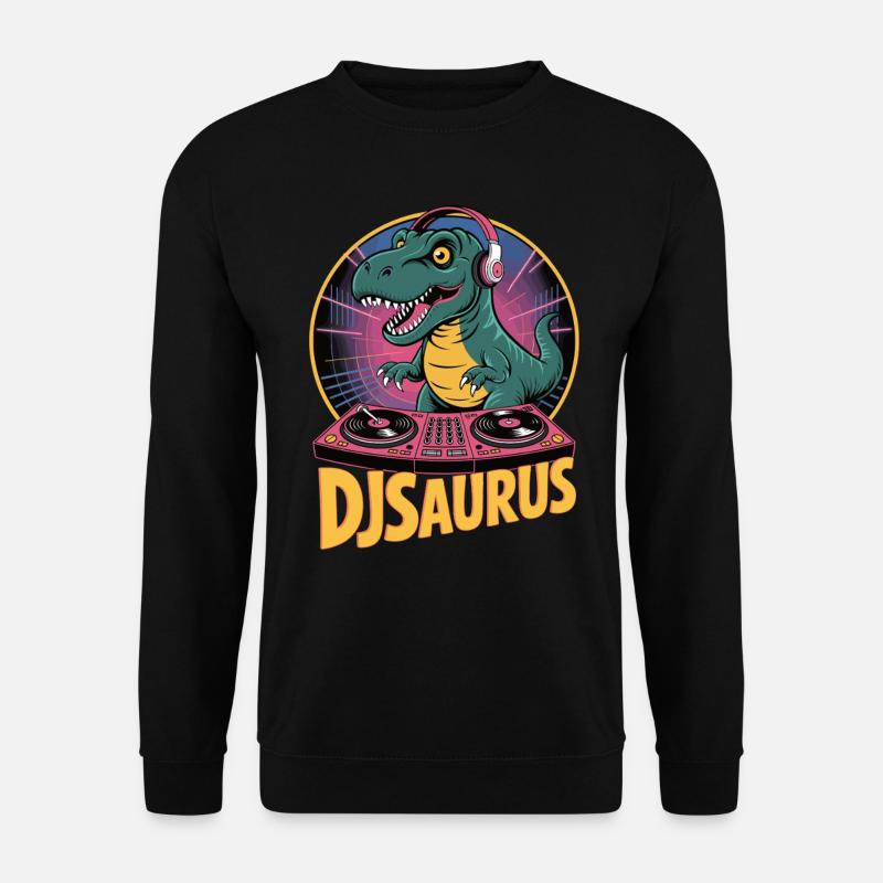 DJsaurus - Unisex Sweatshirt - black