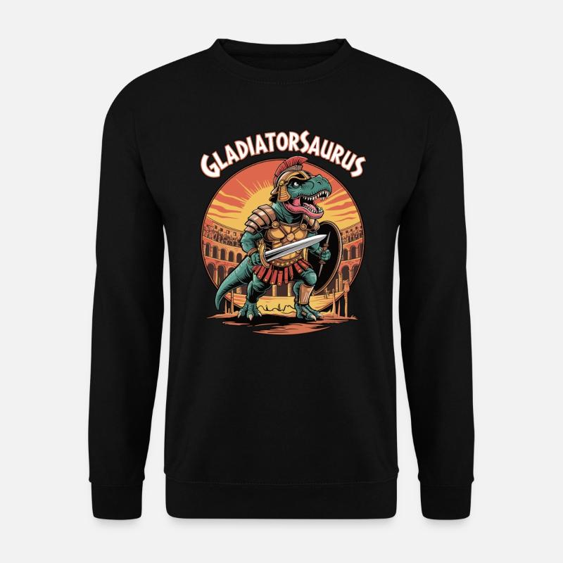 Gladiatorsaurus - Unisex Sweatshirt - black