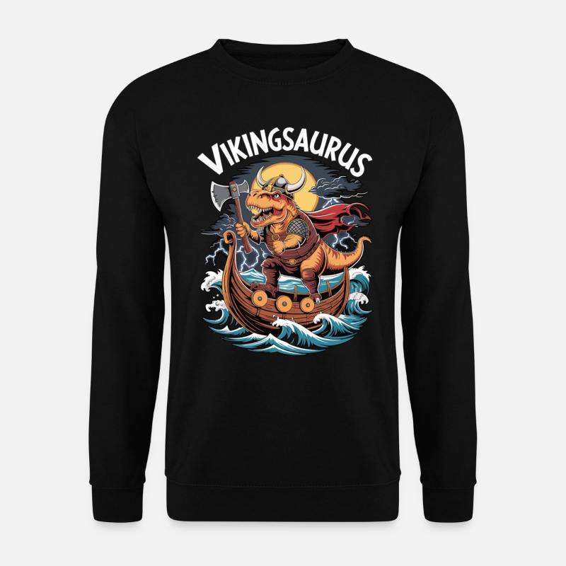 Vikingsaurus - Unisex Sweatshirt - black