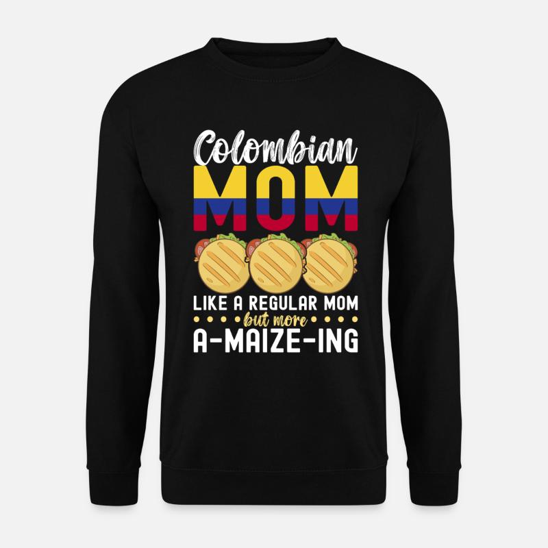 Venezolanische Arepas - Unisex Pullover - Schwarz