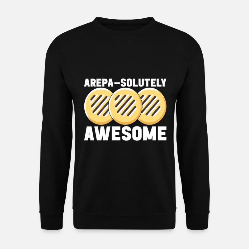 Venezolanische Arepas - Unisex Pullover - Schwarz