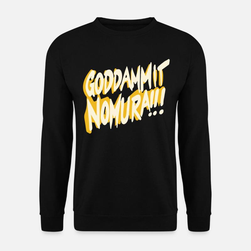 Goddammit Nomura – Yellow Design - Unisex Sweatshirt - black