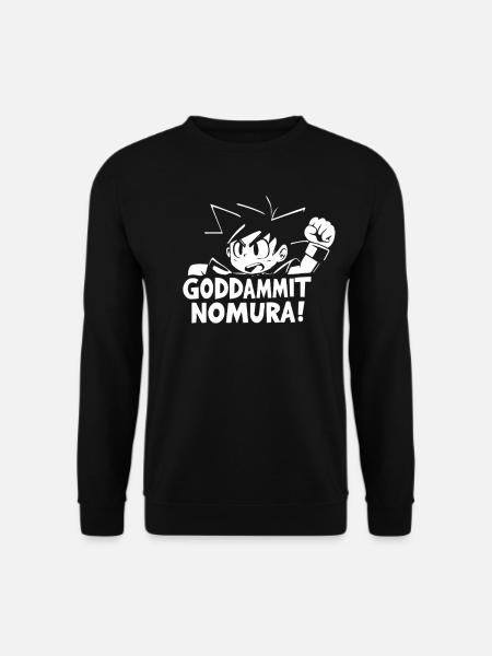 Goddammit Nomura – Chibi Design - Unisex Sweatshirt - black