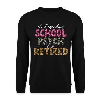 Psychologue scolaire Psychologie scolaire - Sweat-shirt Unisexe - noir - Devant - Alina (178cm) & Michal (187cm)