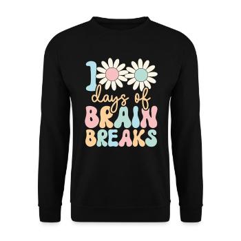 Psychologue scolaire Psychologie scolaire - Sweat-shirt Unisexe - noir - Devant - Alina (178cm) & Michal (187cm)