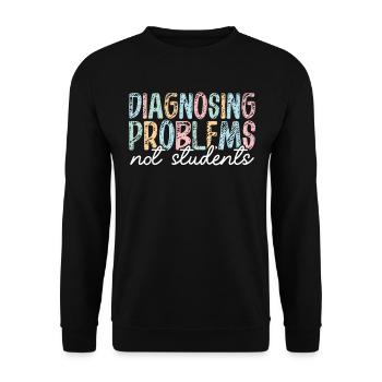 Psychologue scolaire Psychologie scolaire - Sweat-shirt Unisexe - noir - Devant - Alina (178cm) & Michal (187cm)