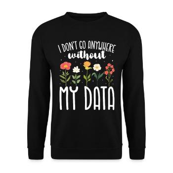 Schulpsychologe Schulpsychologie - Unisex Pullover - Schwarz - Vorne - Alina (178cm) & Michal (187cm)