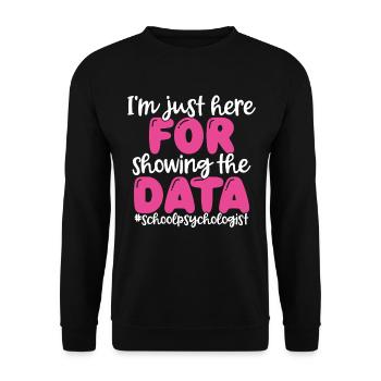 Psychologue scolaire Psychologie scolaire - Sweat-shirt Unisexe - noir - Devant - Alina (178cm) & Michal (187cm)