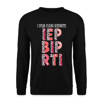 Psychologue scolaire Psychologie scolaire - Sweat-shirt Unisexe - noir - Devant - Alina (178cm) & Michal (187cm)