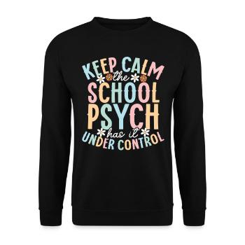 Psychologue scolaire Psychologie scolaire - Sweat-shirt Unisexe - noir - Devant - Alina (178cm) & Michal (187cm)