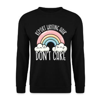 Psychologue scolaire Psychologie scolaire - Sweat-shirt Unisexe - noir - Devant - Alina (178cm) & Michal (187cm)