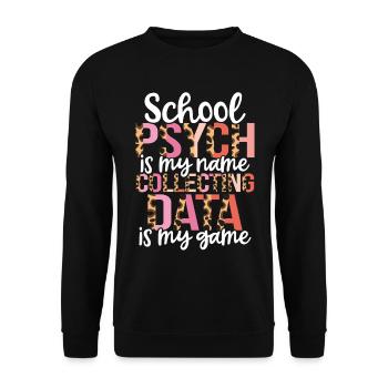 Psychologue scolaire Psychologie scolaire - Sweat-shirt Unisexe - noir - Devant - Alina (178cm) & Michal (187cm)