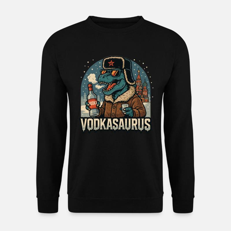 Vodkasaurus - Unisex Pullover - Schwarz