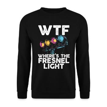 Lighting Technician Lighting Technician Lighting Technology - Unisex Sweatshirt - black - Front - Alina (178cm) & Michal (187cm)